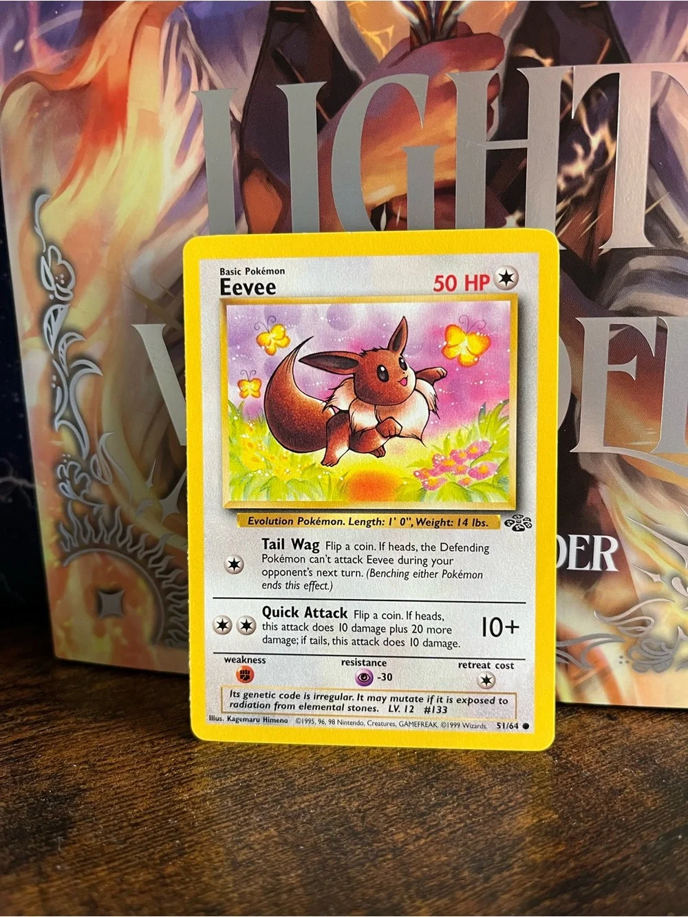 Eevee Pokemon Jungle Trading Card 51
